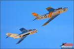 North American F-86F Sabre   &  MiG-15 - Nellis AFB Airshow 2011 [ DAY 1 ]