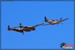 North American P-51D Mustang   &  P-38J Lightning - Apple Valley Airshow 2013