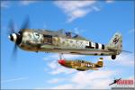 Focke-Wulf FW-190 A8-N   &  P-51C Mustang - Air to Air Photo Shoot - September 28, 2012
