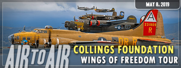 Air to Air Photo Shoot - Collings Foundation Fleet - May 8, 2019