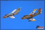 North American F-86F Sabre   &  MiG-15 - Planes of Fame Airshow 2014 [ DAY 1 ]