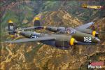 Curtiss P-40N Warhawk   &  P-38J Lightning - Air to Air Photo Shoot - April 25, 2012