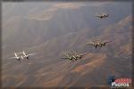 Lockheed P-38 Lightning  Formation - Air to Air Photo Shoot - May 4, 2013