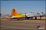North American SNJ-6 Texan   &  B-17G Flying Fortress - Air to Air Photo Shoot - April 24, 2014